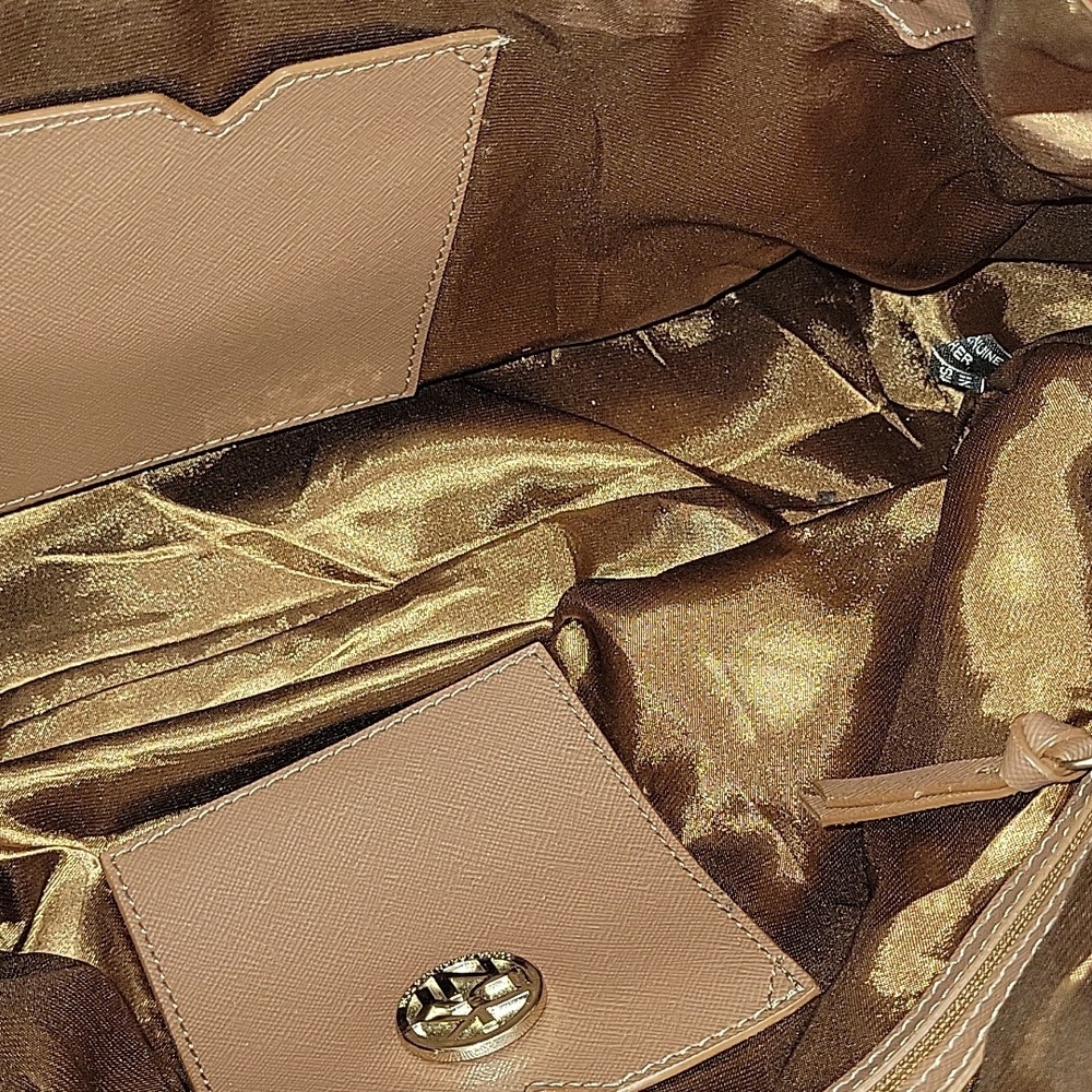 DKNY Red/Orange Leather Handbag - Picture 14 of 16